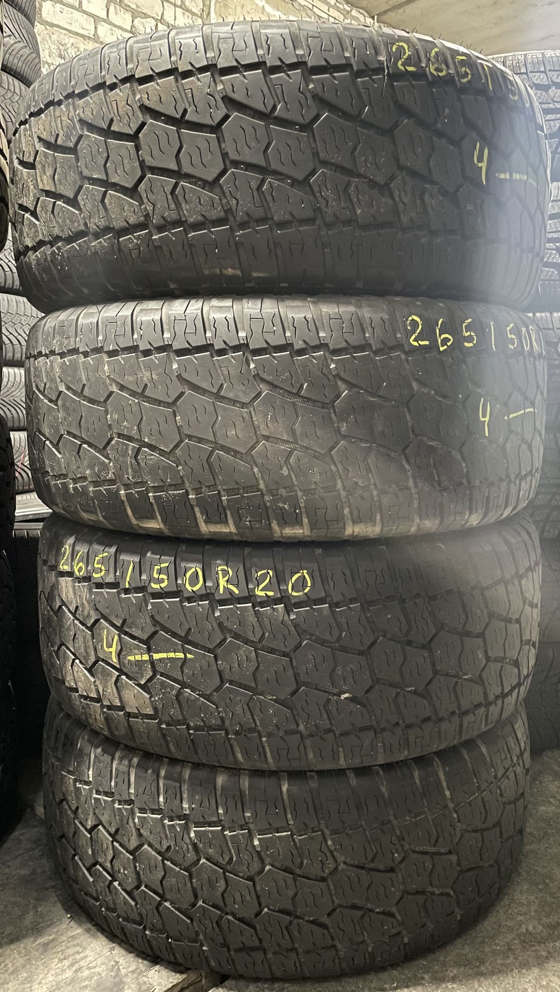 шины бу 265/50 R20